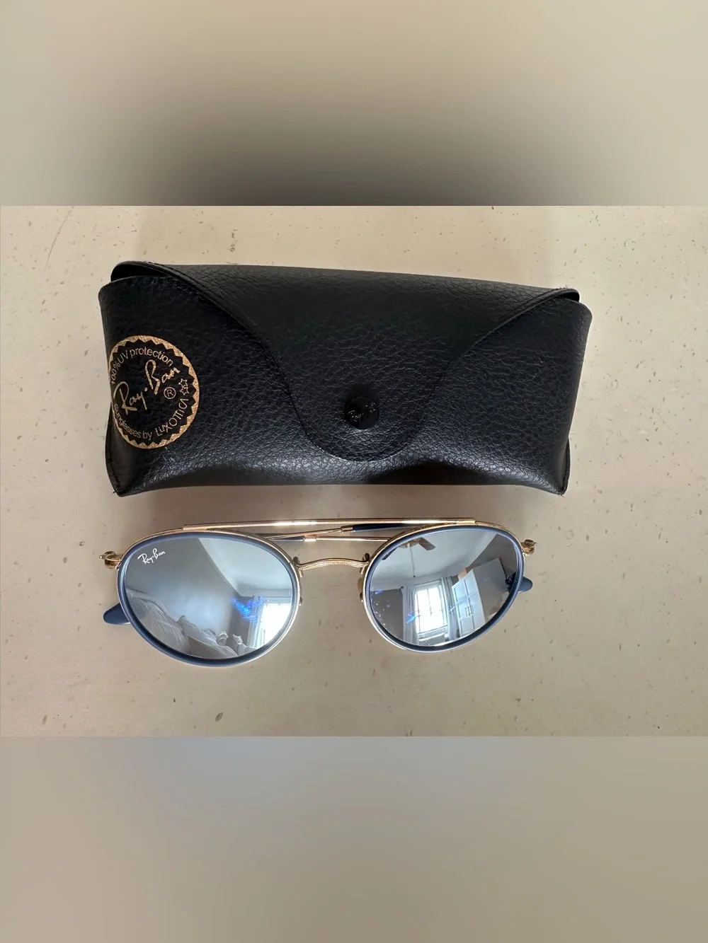 Ray Ban Round Double Bridge Sunglasses